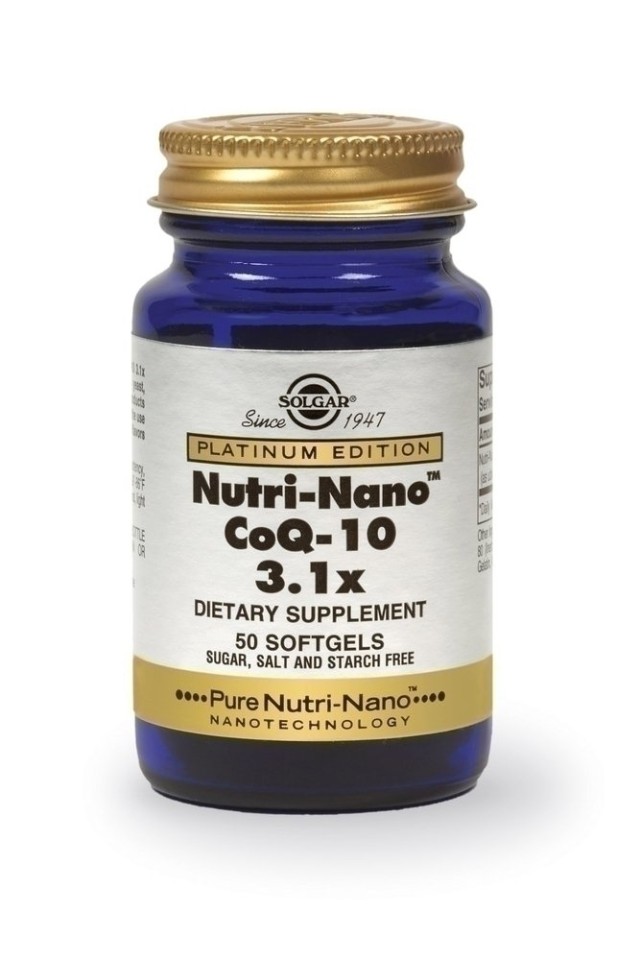 Solgar Nutri Nano CO Q-10 3.1X 50softgels