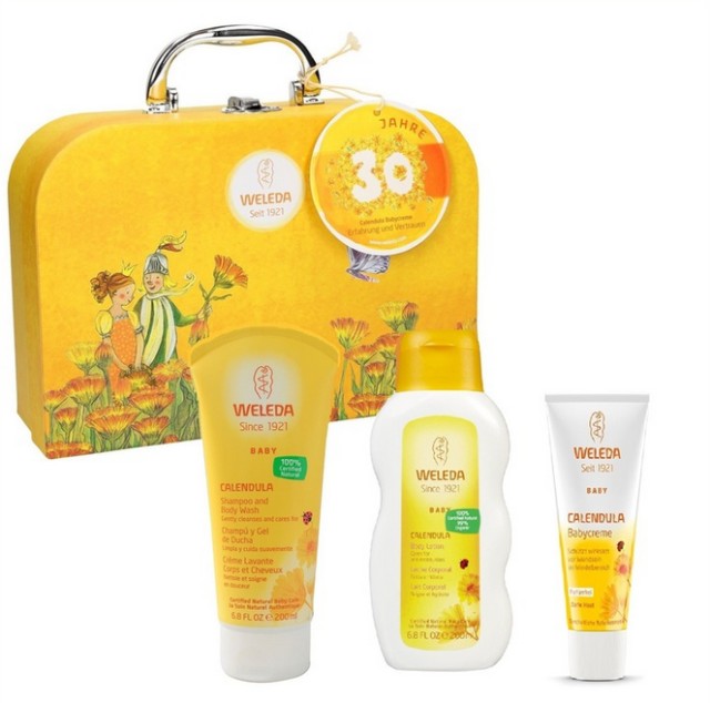 Weleda Promo Κρέμα Καλέντουλας Για Αλλαγή Πάνας 75ml+Σαμπουάν&Αφρόλουτρο Με Καλέντουλα 200ml+Λάδι περιποίησης Καλέντουλα 200ml