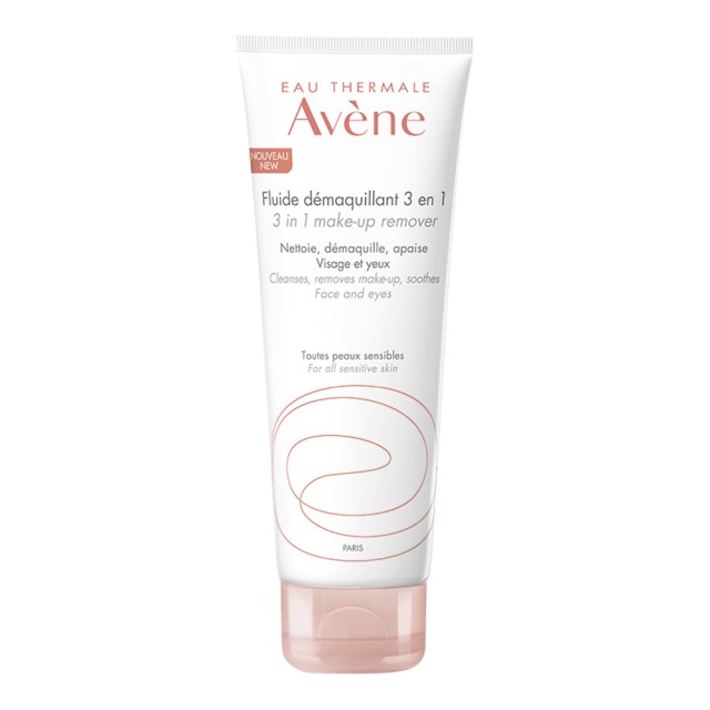 Avene Fluide Demaquillant 3 en 1 Γαλάκτωμα Καθαρισμού & Ντεμακιγιάζ 3 σε 1 Για Πρόσωπο & Μάτια Για Ευαίσθητες Επιδερμίδες 200ml