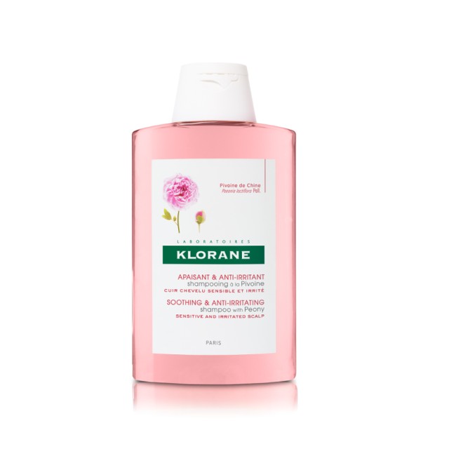 Klorane Shampoo Peony Bio Σαμπουάν Με Παιώνια Για Ερεθισμένο Τριχωτό 200ml