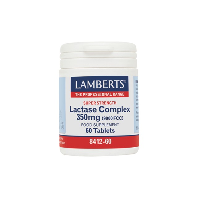 Lamberts Lactase Complex 350mg (9000FCC) 60 ταμπλέτες