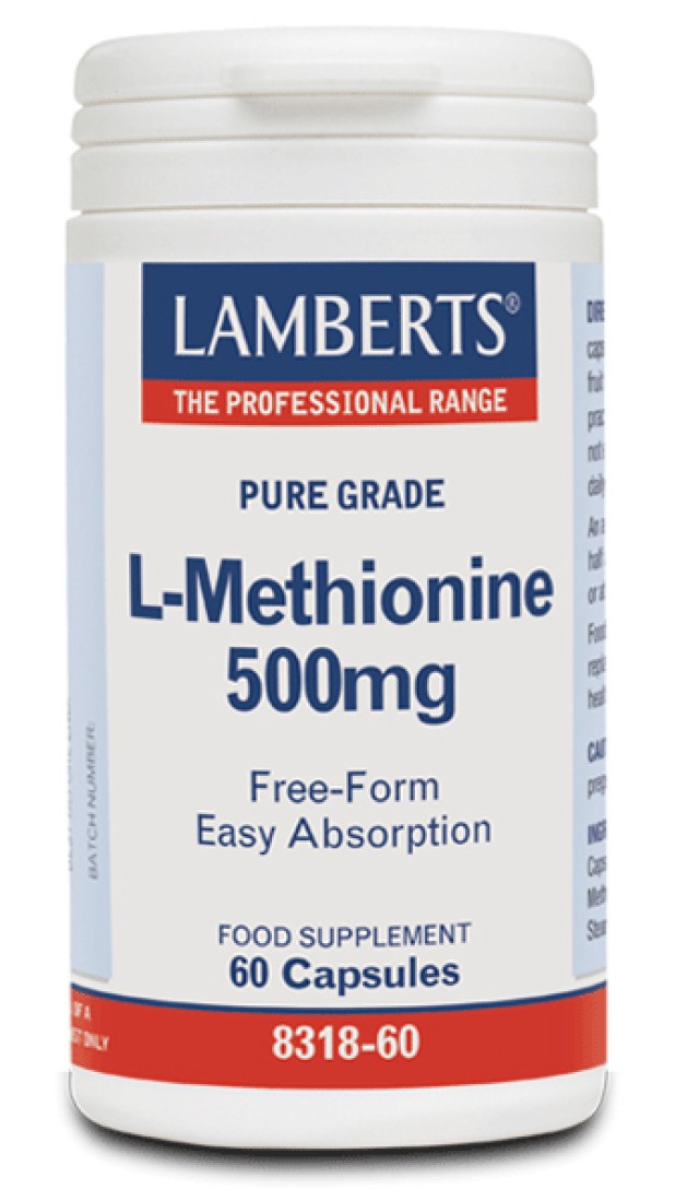 Lamberts L-Methionine 500mg 60 κάψουλες