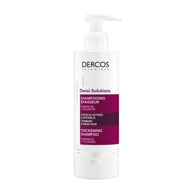 Vichy Dercos Densi Solutions Thickening Shampoo Σαμπουάν Πύκνωσης Για Αδύναμα & Λεπτά Μαλλιά 250ml