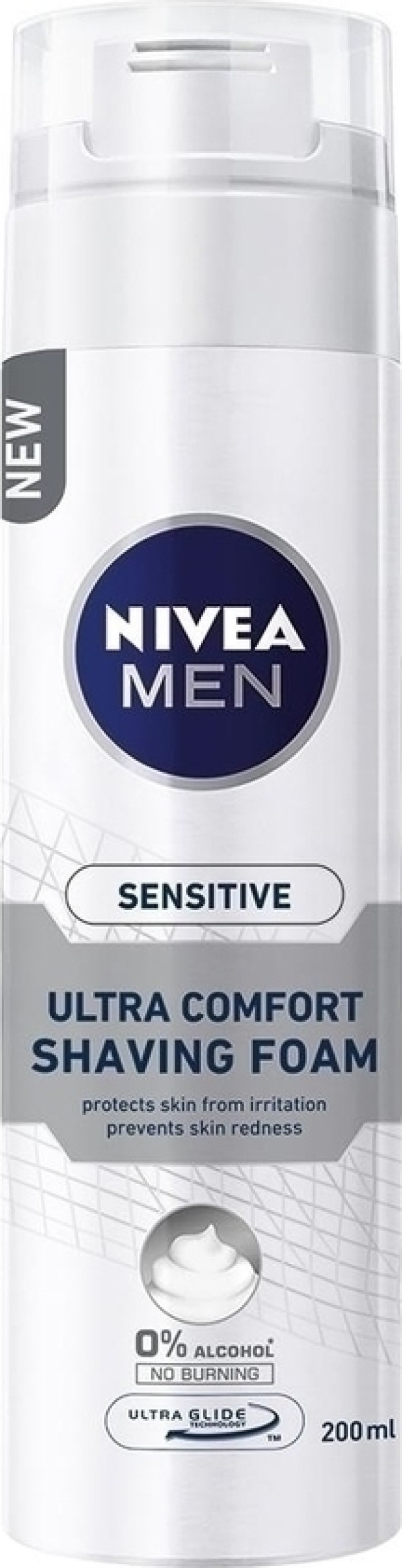 NIVEA MEN ΑΦΡΟΣ ΞΥΡΙΣΜΑΤΟΣ SENSITIVE ULTRA COMFORT 200ml