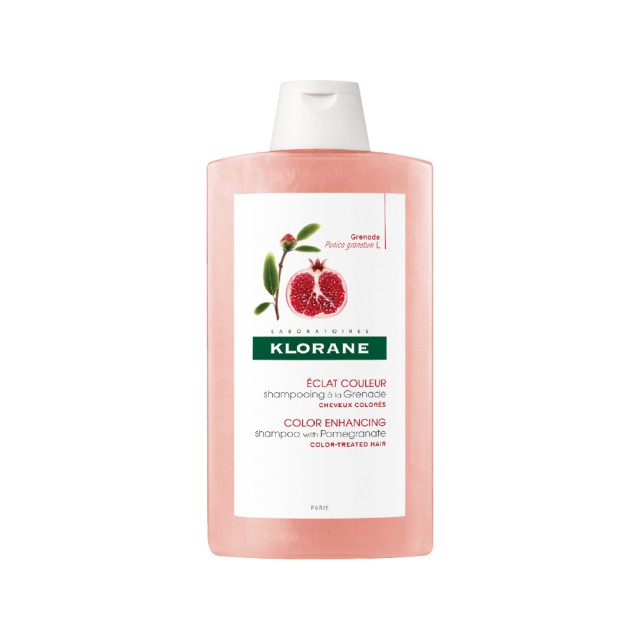 Klorane Color Enhancing Shampoo With Pomegranate Σαμπουάν Με Εκχύλισμα Ροδιού Για Βαμμένα Μαλλιά 400ml