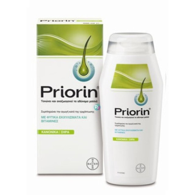 BAYER PRIORIN SHAMPOO KANONIKA/ΞΗΡΑ 200ml
