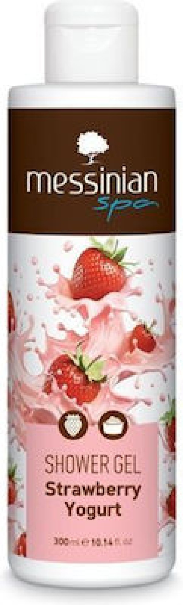 Messinian Spa Strawberry Yogurt Αφρόλουτρο σε Gel 300ml