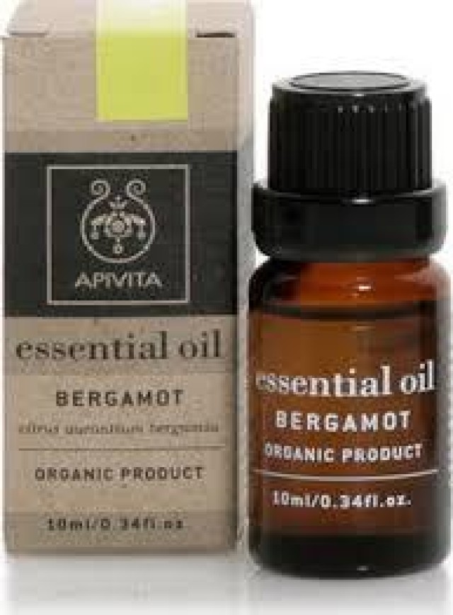 Apivita Essential Oil Bergamot Βιολογικό Αιθέριο Έλαιο Περγαμόντο 10ml