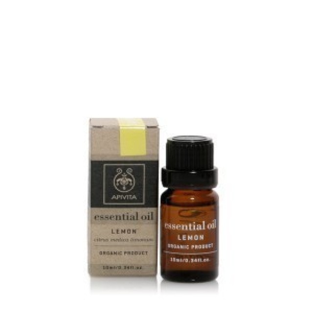 Apivita Essential Oil Lemon Βιολογικό Αιθέριο Έλαιο Λεμόνι 10ml