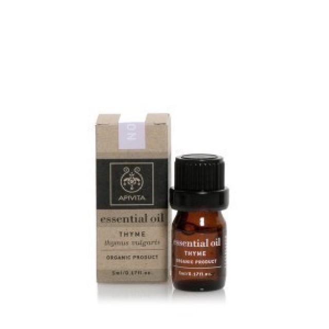 Apivita Essential Oil Thyme Βιολογικό Αιθέριο Έλαιο Θυμάρι 5ml