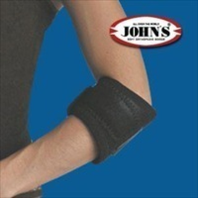 Johns Tennis Elbow Strap Wrap Around Black Line One Size S-XL (Δέστρα Επικονδυλίτιδας)
