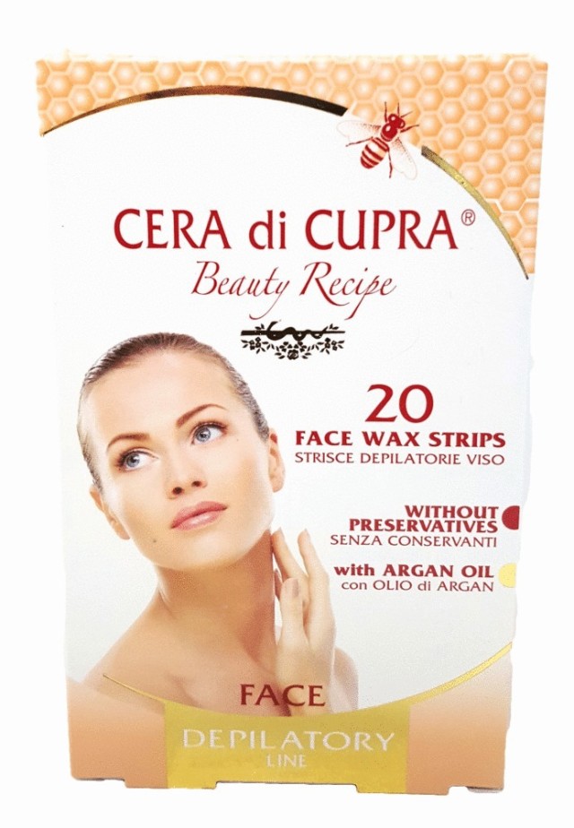 Cera Di Cupra Ταινίες Αποτρίχωσης Κεριού Γιά Το Πρόσωπο 20τμχ