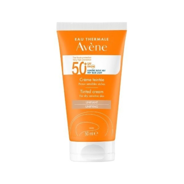 Avene Creme Teintee Αντηλιακή Κρέμα Προσώπου Με Χρώμα Για Το Ξηρό Και Πολύ Ξηρό Δέρμα SPF50+ 50ml