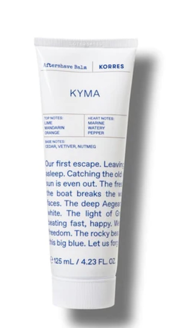 Korres Aftershave Balm Kyma Γαλάκτωμα Για Μετά Το Ξύρισμα 125ml