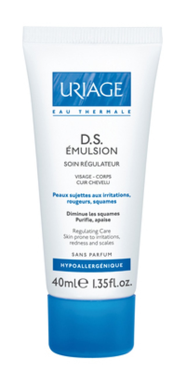 Uriage D.S. Regulating Soothing Emulsion Κρέμα Προσώπου & Σώματος για Σμηγματόρροια Τριχωτού από 0 Μηνών 40ml