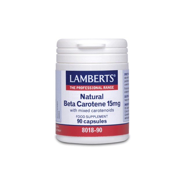 Lamberts Beta Carotene Natural 15mg 90 κάψουλες