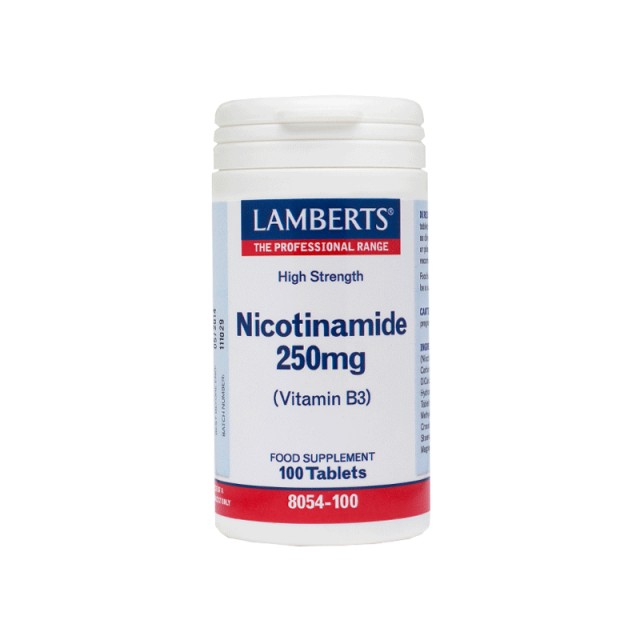 Lamberts Nicotinamide Vitamin B3 250MG 100 ταμπλέτες