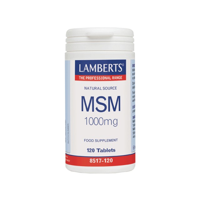 Lamberts Msm 1000mg 120 ταμπλέτες