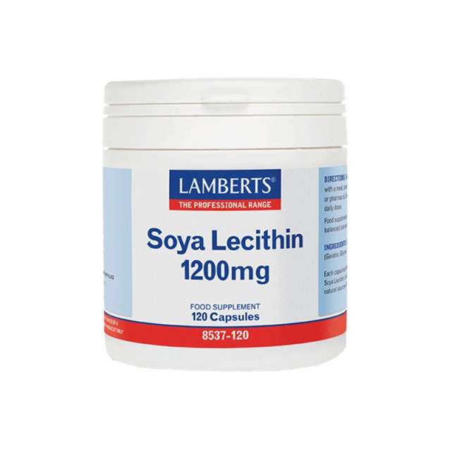 Lamberts Soya Lecithin 1200mg 120 κάψουλες