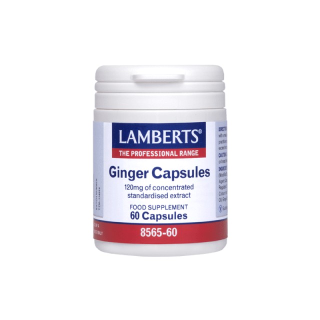 Lamberts Ginger 120mg 60 κάψουλες