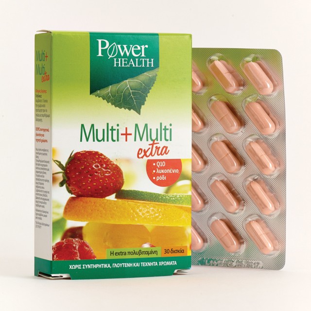 Power Health Multi + Multi Extra Πολυβιταμίνες 30caps
