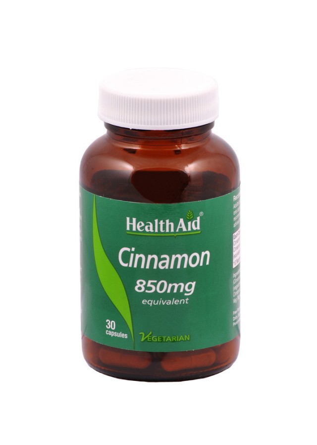 Health Aid Cinnamon 850mg 30caps