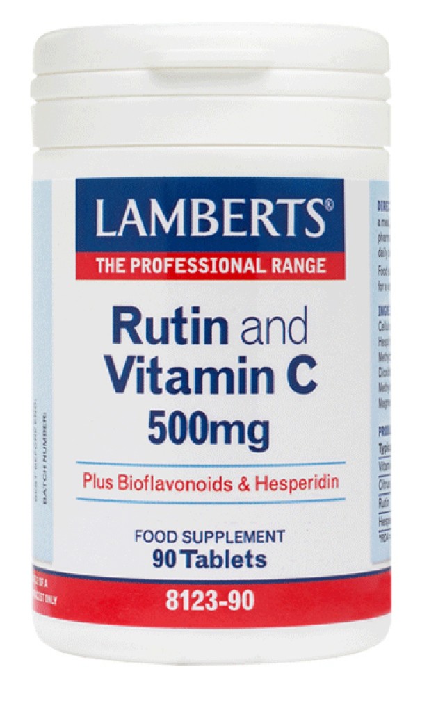 Lamberts Rutin & C-500 & Bioflavonoids 90 ταμπλέτες