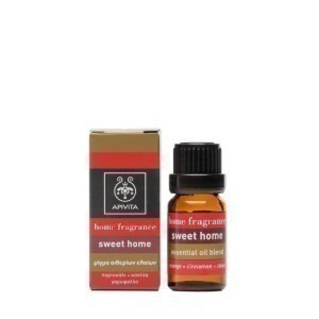 Apivita Essential Oil Sweet Home Μίγμα Αιθερίων Ελαίων Με Πορτοκάλι Κανέλλα & Γαρύφαλο 10ml