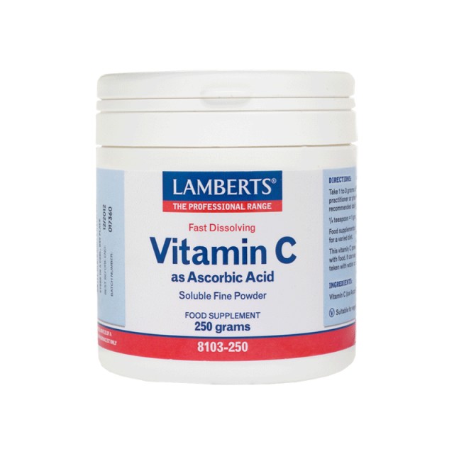 Lamberts Vitamin C as Ascorbic Acid 250gr