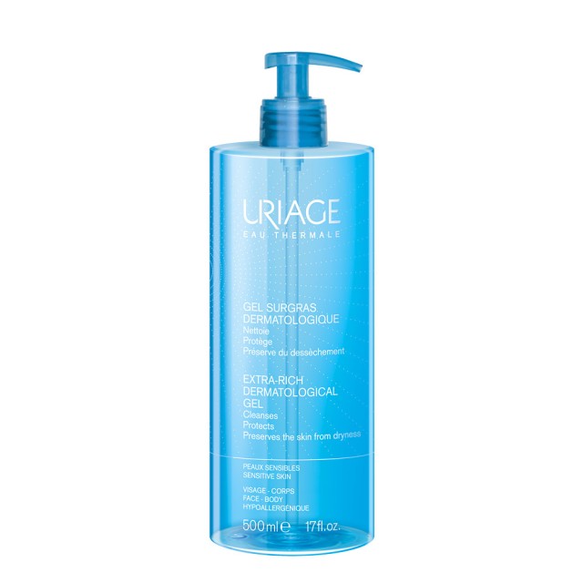 Uriage Gel Surgras Sensitive Skin Ήπιος Καθαρισμός 500ml