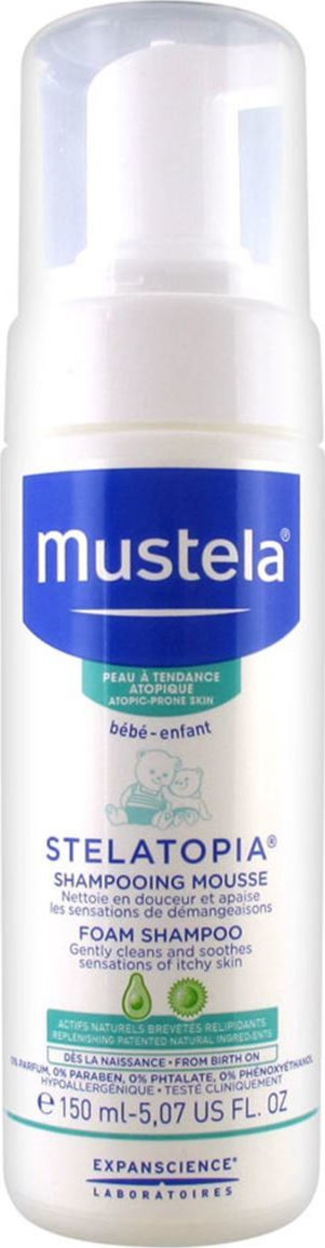 MUSTELA STELATOPIA FOAM SHAMPOO ΑΤΟΠΙΚΟ ΔΕΡΜΑ 150ml