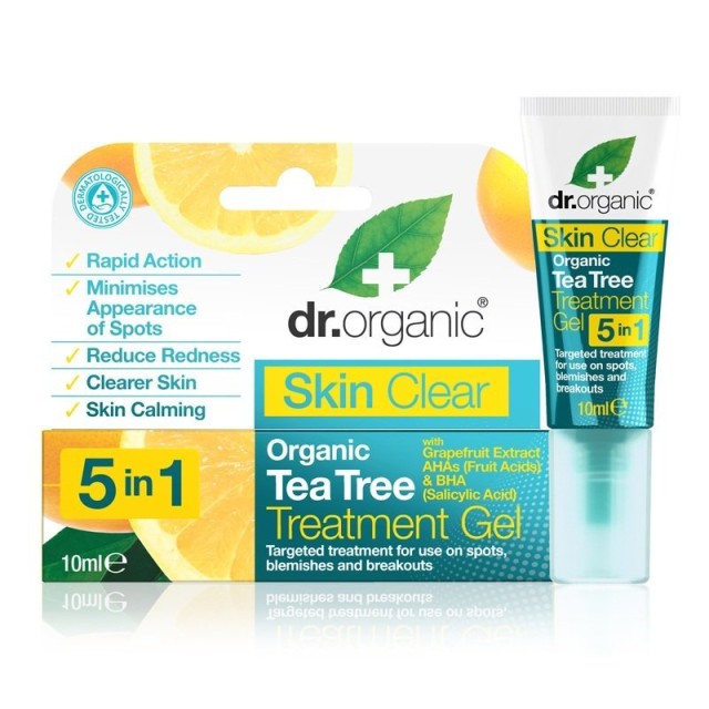 DR.ORGANIC SKIN CLEAR 5 IN 1 TREATMENT GEL 10ml