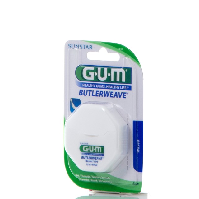 GUM BUTLERWEAVE ΟΔΟΝΤΙΚΟ ΝΗΜΑ ΚΗΡΩΜΕΝΟ 55m