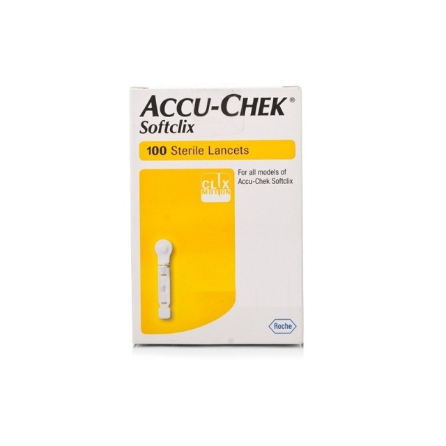 ROCHE Accu-Chek Softclix Βελόνες Μέτρησης Σακχάρου 100τμχ