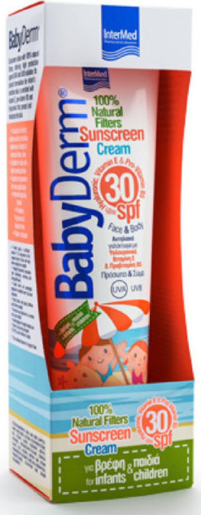BABYDERM SUNSCREEN CREAM SPF30 NATURAL FILTERS ΒΡΕΦΙΚΟ ΑΝΤΙΗΛΙΑΚΟ  300ml