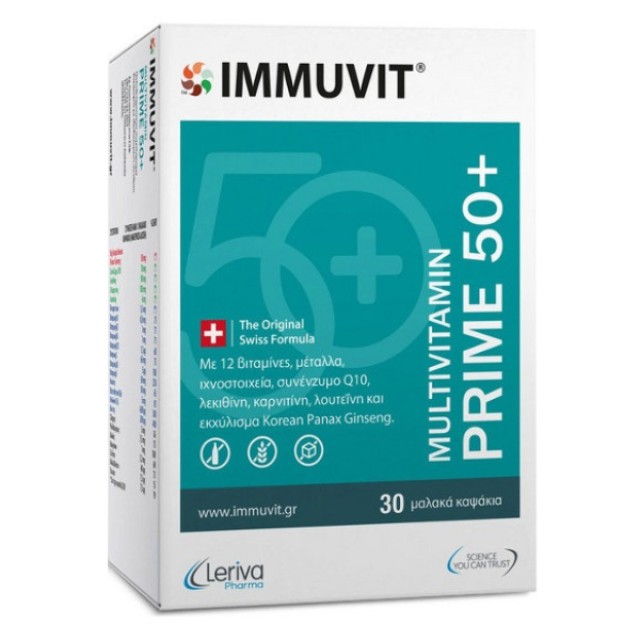 Leriva Pharma Immuvit Prime 50+, 30caps