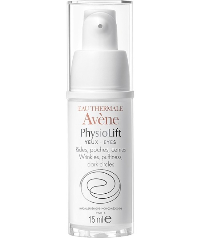 Avene Physiolift Eyes Cream Κρέμα Ματιών Για Ρυτίδες, Σακούλες & Μαύρους Κύκλους 15ml