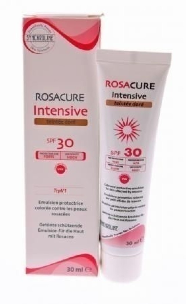 SYNCHROLINE ROSACURE INTENSIVE TEINTEE DORE SPF30 30ml