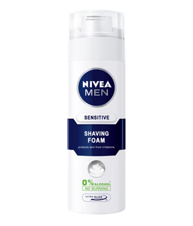 Nivea Men Sensitive Αφρός Ξυρίσματος 250ml