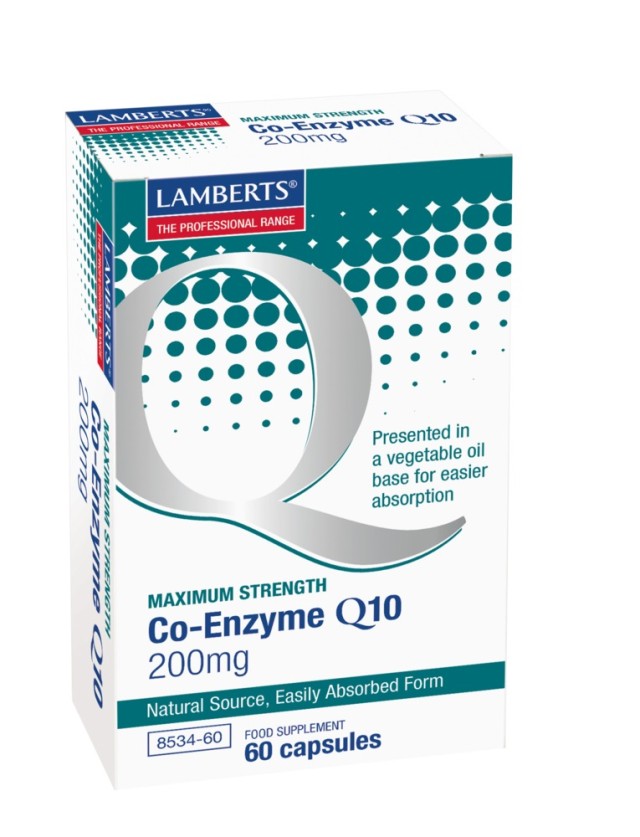 Lamberts Co-Enzyme Q10 200mg 60 κάψουλες