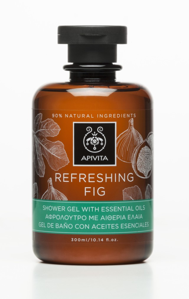Apivita Refreshing Fig Shower Gel 300ml