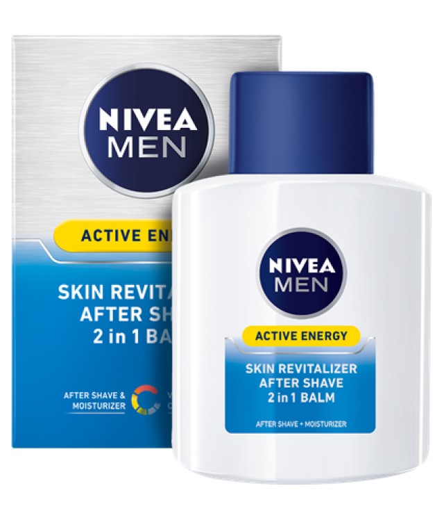 NIVEA MEN ACTIVE ENERGY AFTER SHAVE BALSAM 2 IN 1 100ml