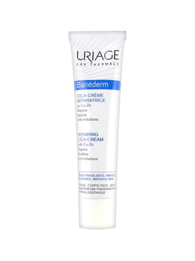 Uriage Bariederm Cica Cream with Cu-Zn Επανορθωτική Κρέμα Για Ευαίσθητες Επιδερμίδες 40ml