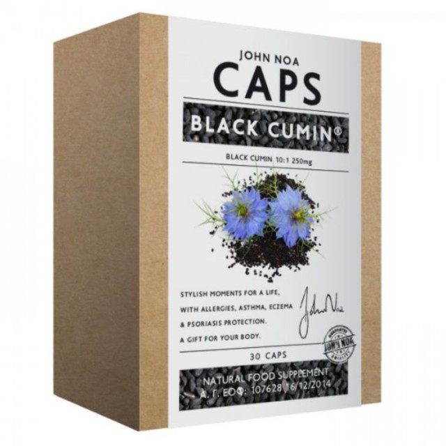 John Noa Caps Black Cumin Μαύρο Κύμινο 30 κάψουλες