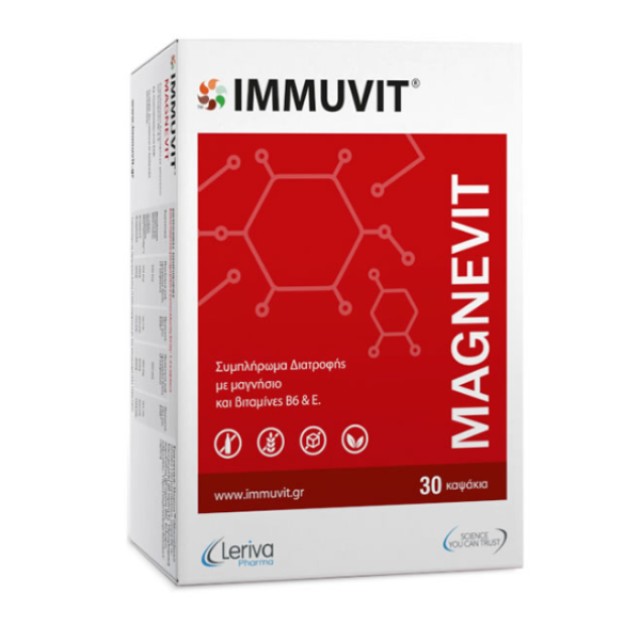 Leriva Pharma Immuvit Magnevit, 30caps