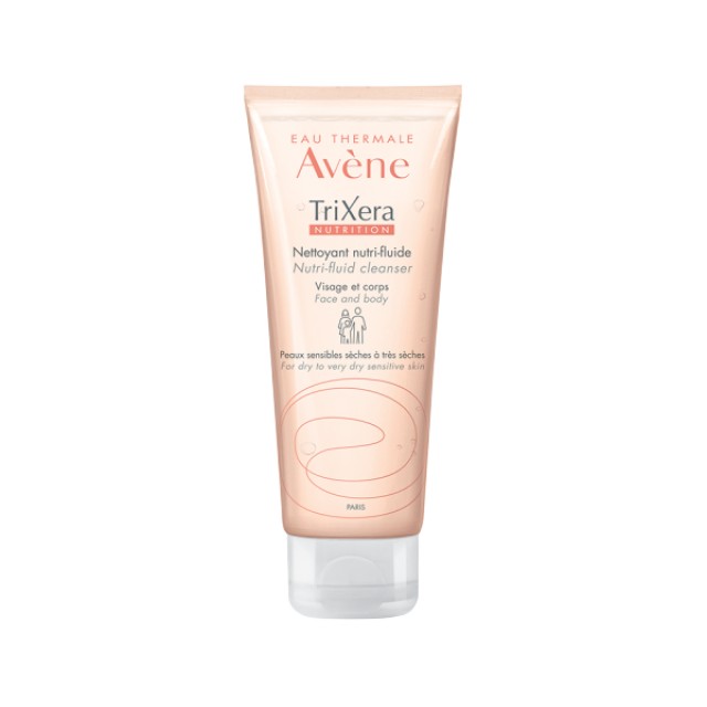 Avene TriXera Nutrition Gel Nettoyant Λεπτόρρευστο Θρεπτικό Καθαριστικό Για Πρόσωπο & Σώμα 100ml