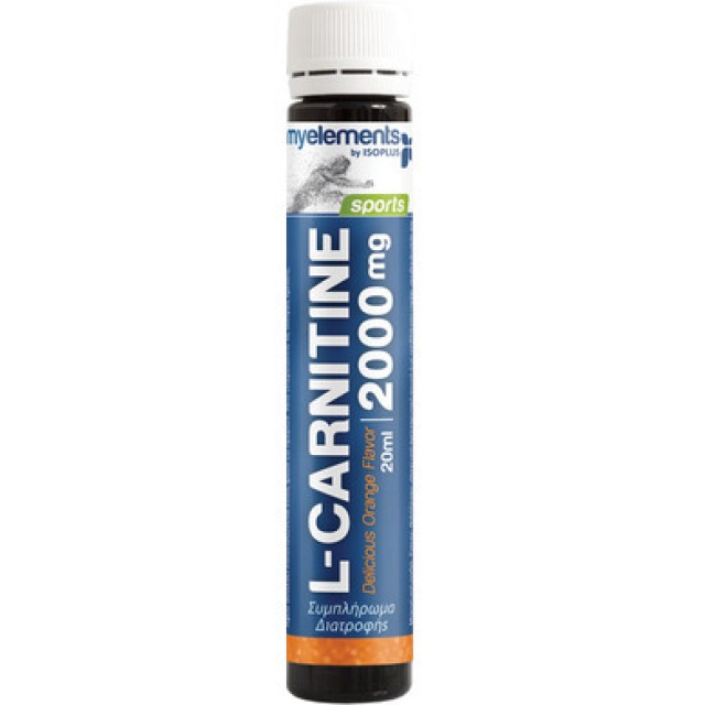 My Elements L-Carnitine 2000mg Liquid Πορτοκάλι 12x20ml