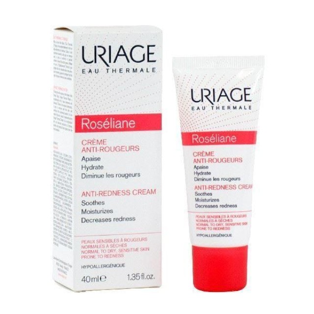 Uriage Roseliane Anti-Redness Cream Ενυδατική Κρέμα Προσώπου Κατά Της Ερυθρότητας 40ml