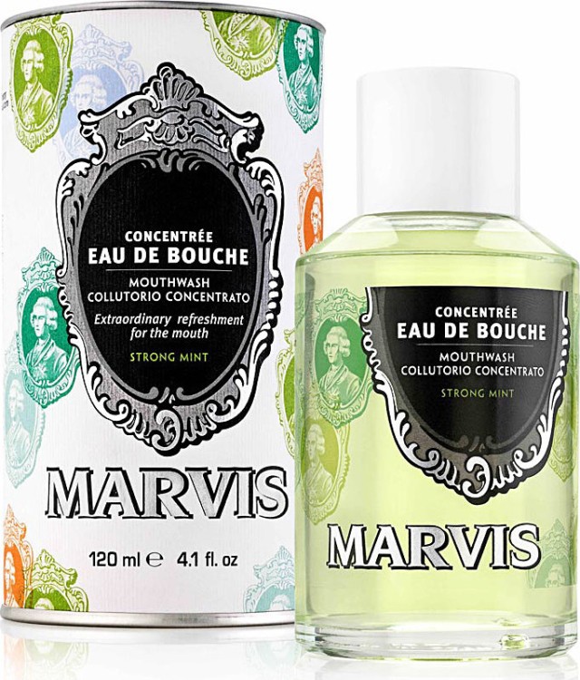 Marvis Eau De Bouche Στιοματικό Διάλυμμα Strong Mint 120ml