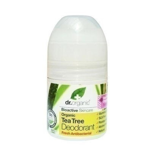 DR.ORGANIC TEA TREE DEODORANT 50ml